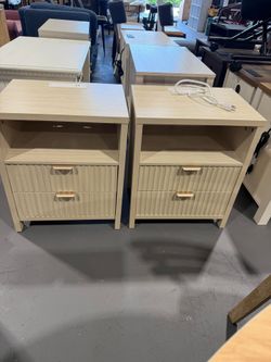 New- Set of 2 Nightstands