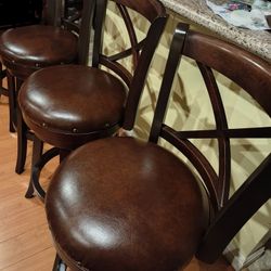 3 Bar Stools Chairs Barstools 30"