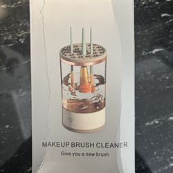 Electric Makeup Brush Cleaner - Portable Compact Design for Travel Home Use - Professional Makeup Brush Cleaning Machine - Automatic Makeup Brush Clea