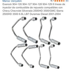 fuel inyector lines Chevy silverado 2500HD / sierra