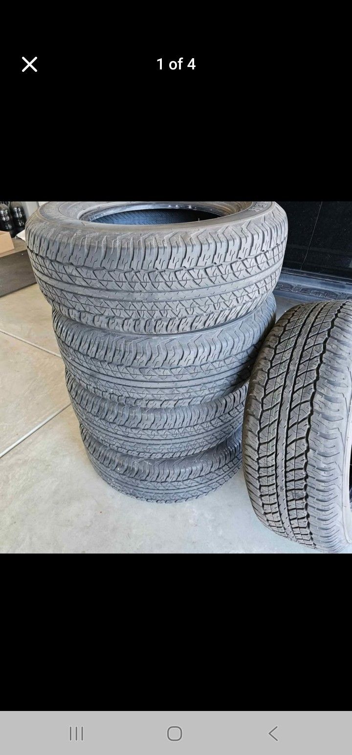 5 Dunlop Dunlop Grandtrek AT20 TIRES - P265/70R17