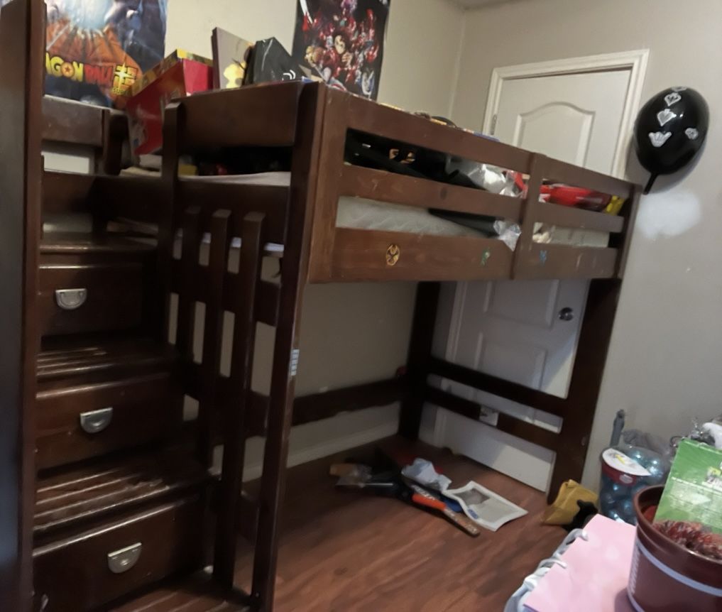 Wooden Bunk Bed