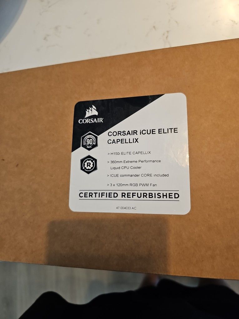 Corsair Icue Elite Capellix H150i AIO Cooler