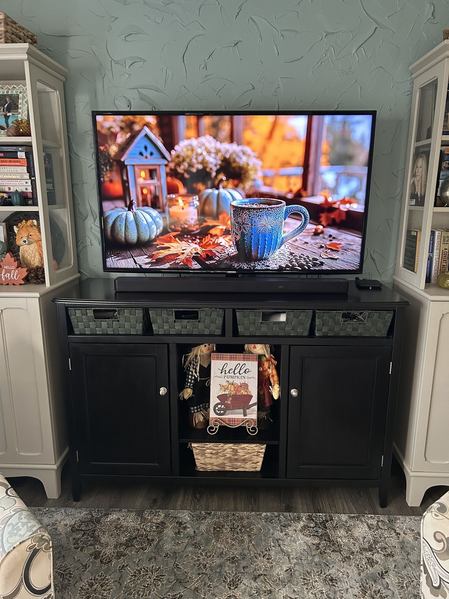 Black TV Stand