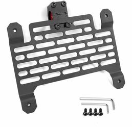 Front License Plate Bracket for Rivian R1T/R1S 2022-2026 Carbon Steel