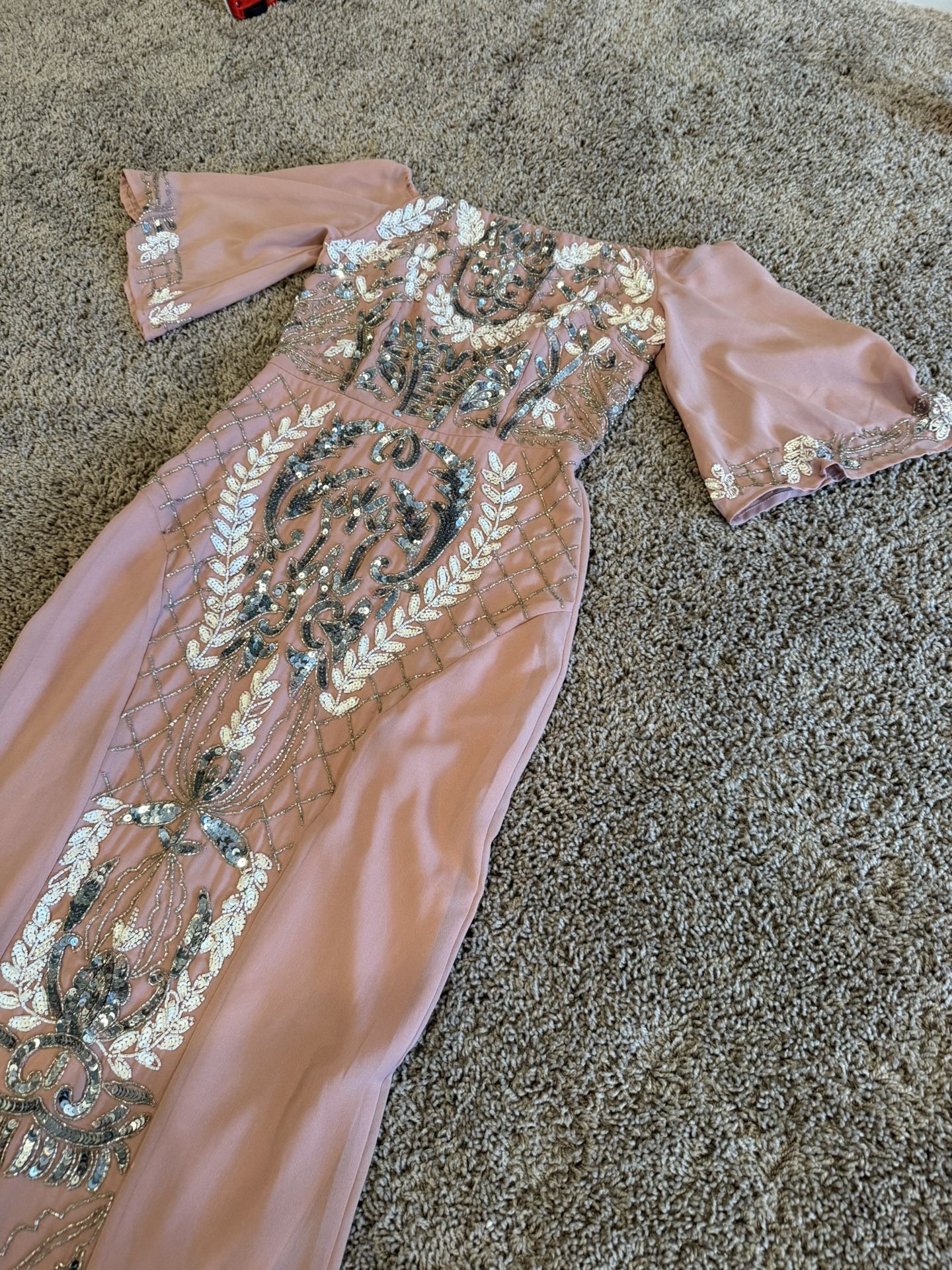 Pink ASOS Dress Embellished