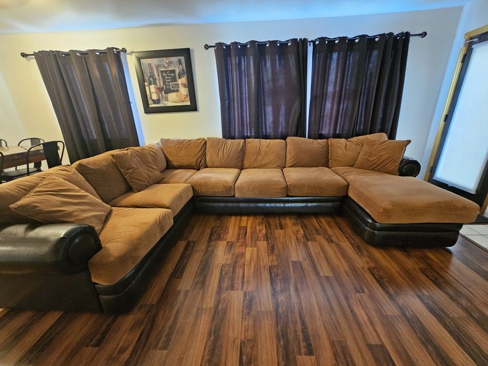 Couch -Sectional Including Large Mirror