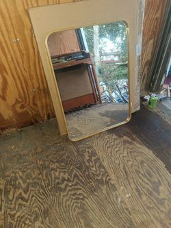 Brass Mirror