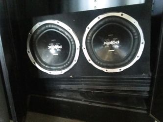 Two 1300 Watts 12 Inch Sony Xplode Subs