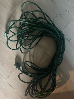 Green Outdoor Extension Cord