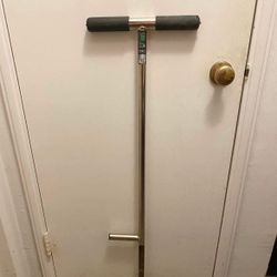 AMS One-Piece Step Probe.  40” Nickel-Plated.  AMS 401.42 (Professional Soil Probe). 