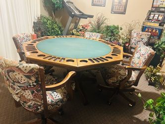 Reversible Game Table or Dining Table