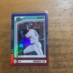 2024 DONRUSS BROOKS LEE FOIL RATED PROSPECT CARD