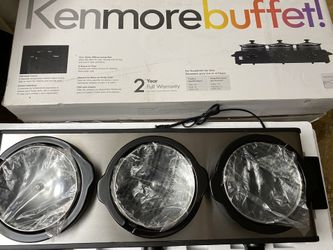Kenmore Buffet Triple Slow Cooker