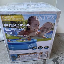 NEW In Box - Intex 10’ x 30” Easy Set Inflatable Pool 