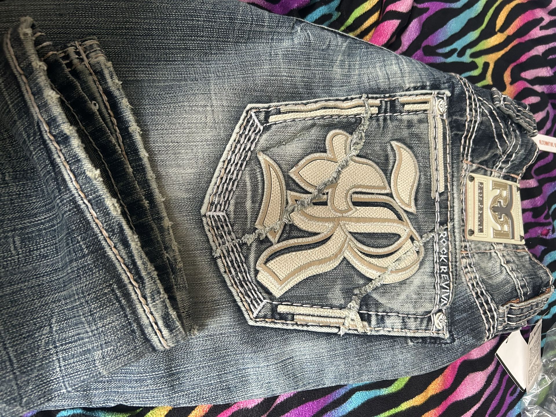 Brand New Rock Revival Jeans