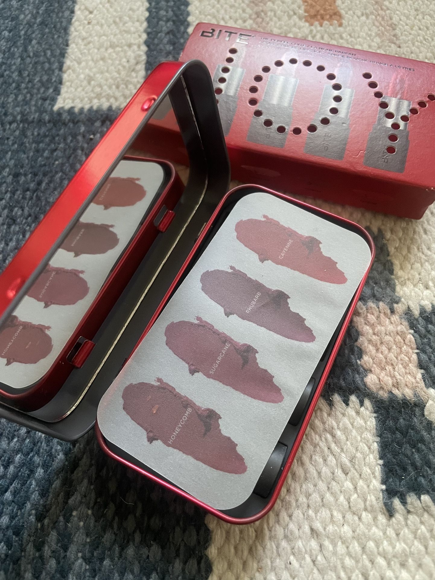 Bite Beauty ‘The Perfect Bite’ Amuse Bouche Lipstick Set Of 4 With Mirrored Case