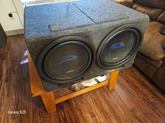 Alpine type-s 12" subs in custom ported JL  box wired @ 1 ohm!