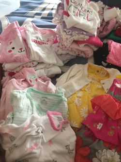 Baby girl size 6 months clothes-barely used
