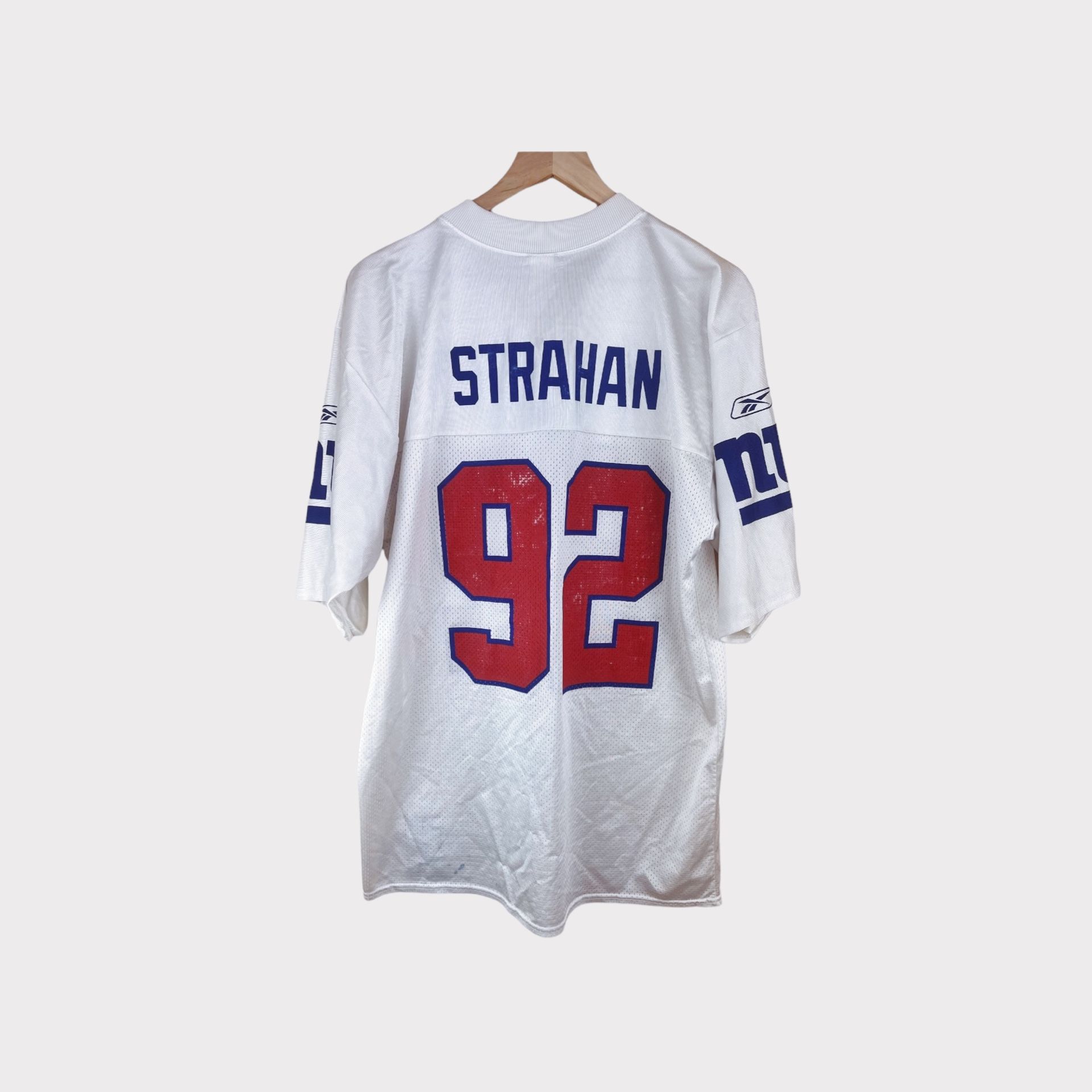 Vintage 1994 Michael Strahan New York Giants NFL Reebok Jersey 