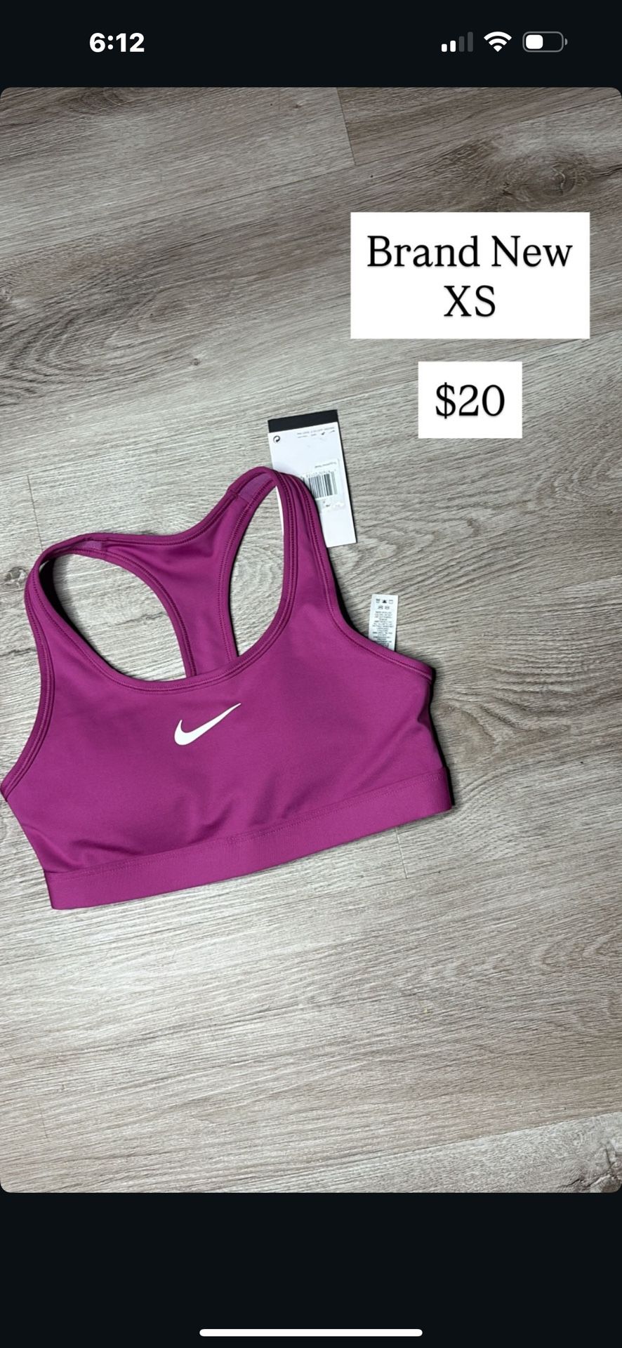 Brand New Size XS Nike Bra