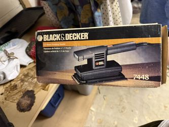 Vintage Black & Decker 1/3 Sheet Finishing Sander - Model 7448