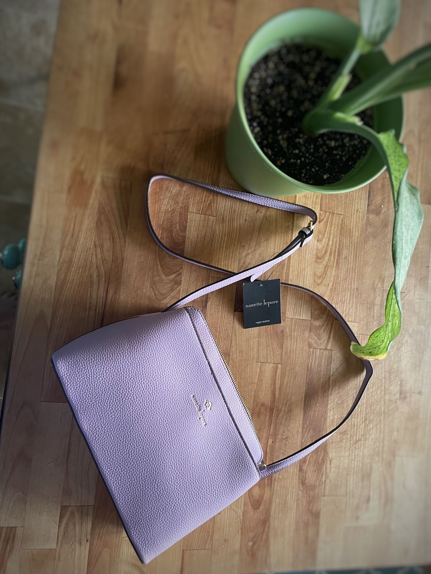 New Crossbody Lavender Purse Nanette Lepore