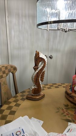 Hand carved Seahorse