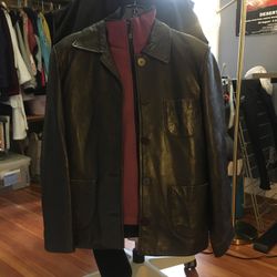 Brown leather Jacket