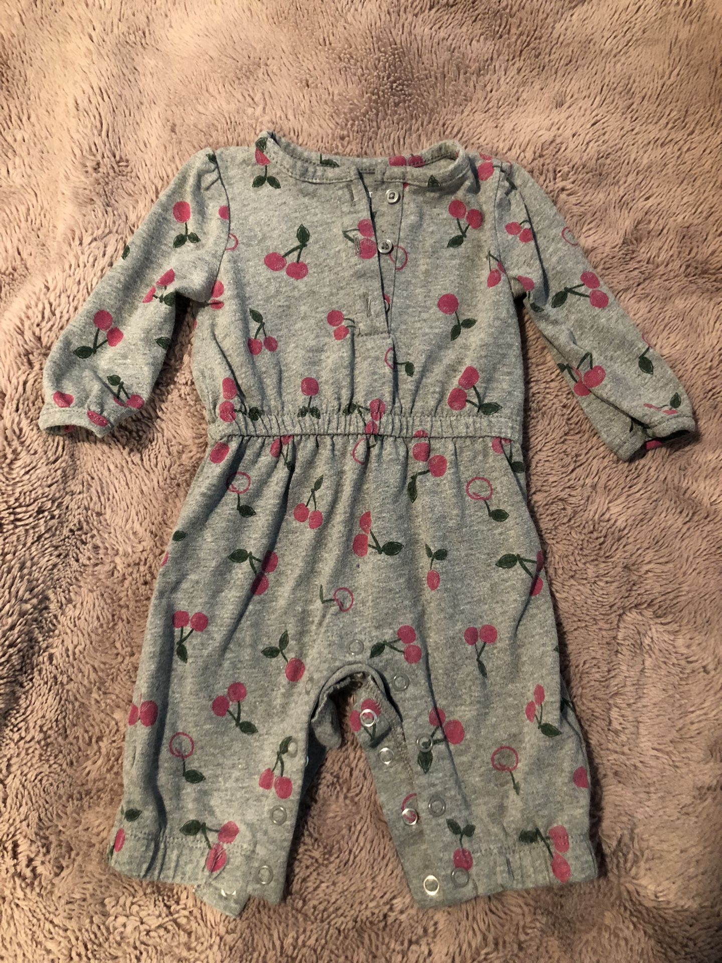 Cherry Print Baby Girl Carters Romper