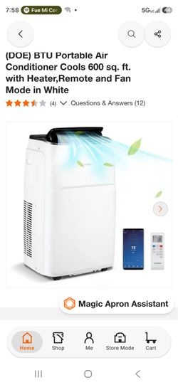 Costway Portable Air Conditioner with Heater and Remote