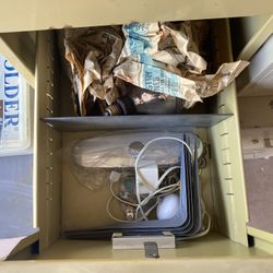 Four filing cabinets full of vintage tools junk and whatever 