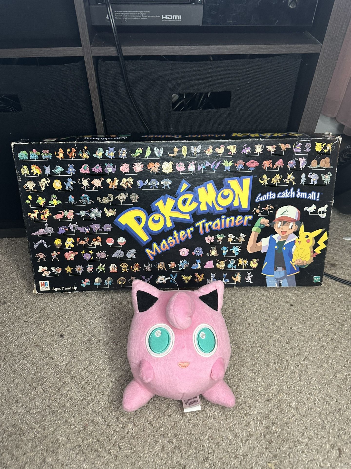 1999 Pokémon Master Trainer Board Game Incomplete