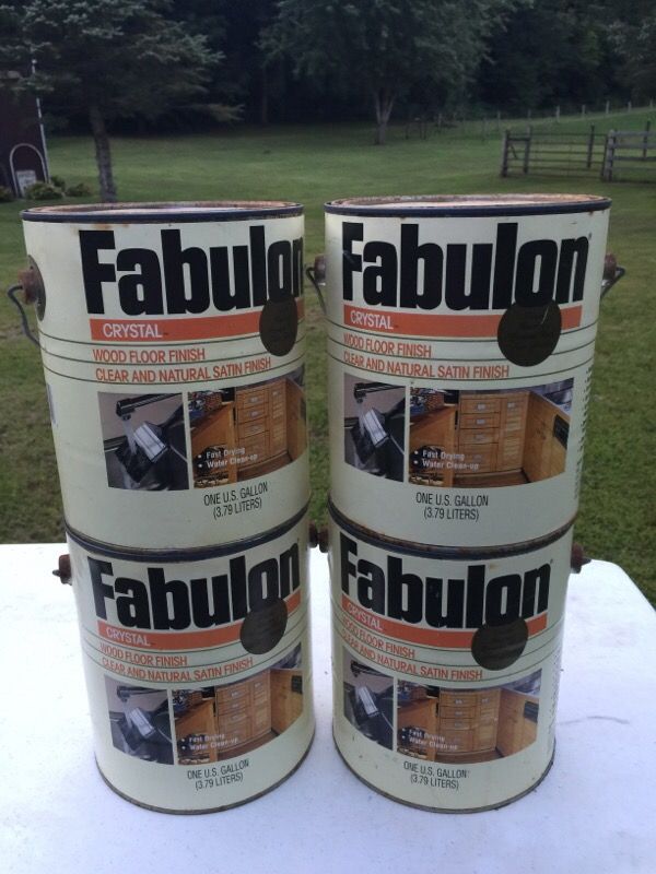 4 Gallons Fabulon Wood Floor Finish Poly Acrylic