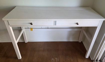IKEA Hemnes white wood desk