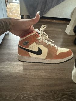 Orange Jordan Mids- Woman’s