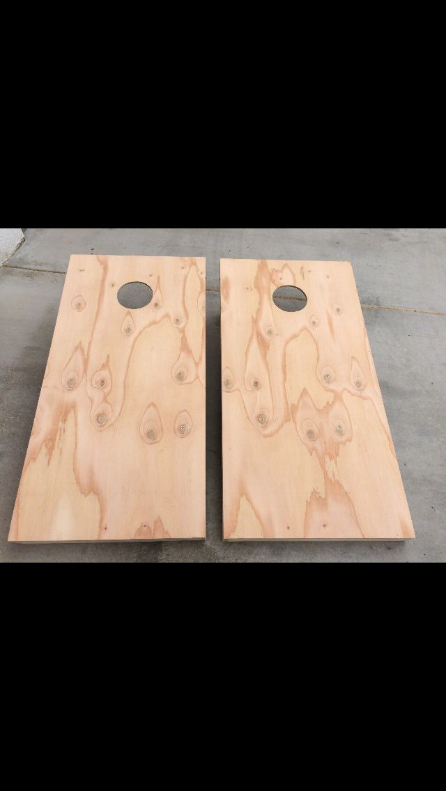 Cornhole boards new