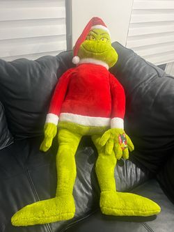 Grinch jumbo plush NEW