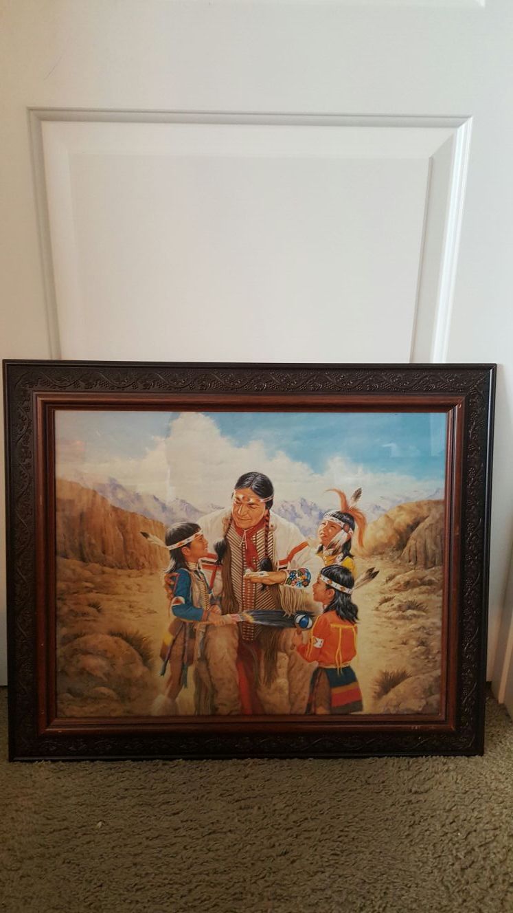 Beautiful Indian Painting by Kenneth M. Freeman
