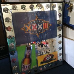Large Super Bowl Mirror