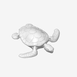 3d Printed Articulating Sea Turtle (one Color) 