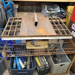Vintage Craftsman gold tablesaw
