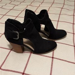 Black Suede Women Boots
