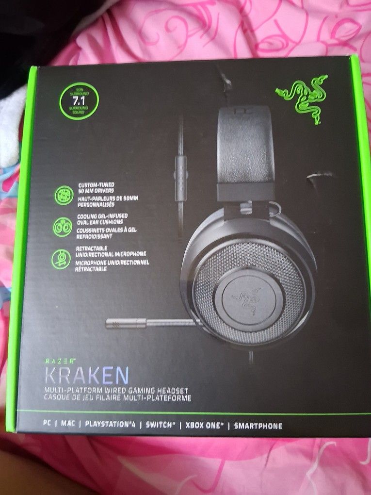 Razer Kraken Gaming Headset - Black and Green