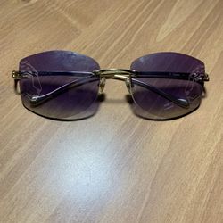 Authentic Purple clear Blue Tint Cartier Glasses for Sale in Las