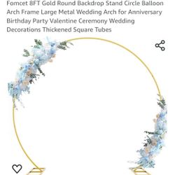Like new Gold Wedding Arch