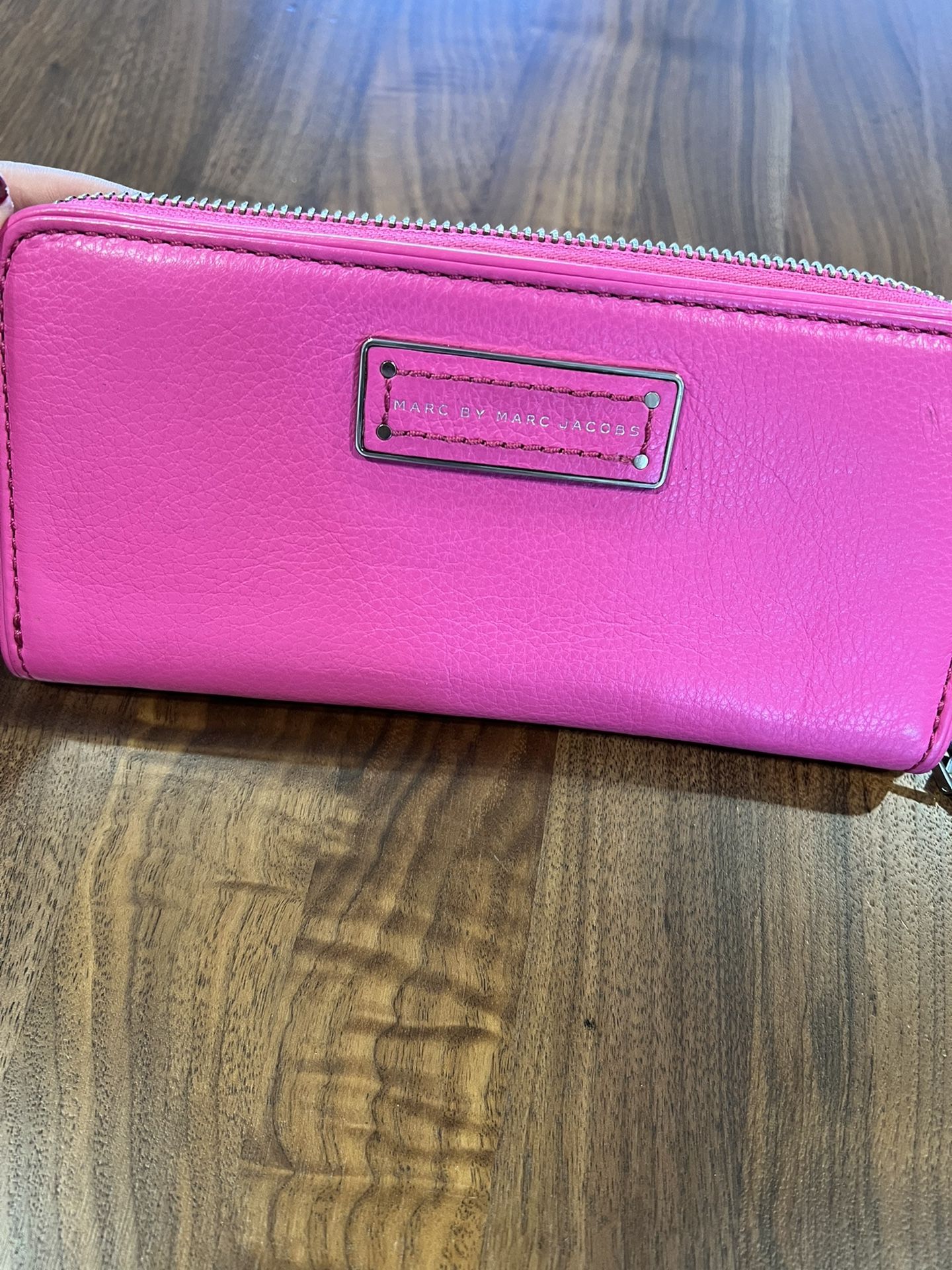 Marc By Marc Jacobs Hot Pink Leather Wallet