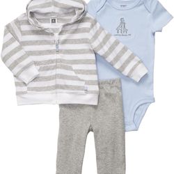 Carter's Baby Boy's 3-Piece Cardigan Set -Mommy LovesMe - 3M