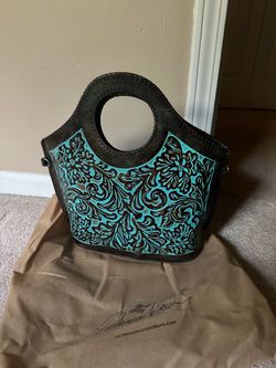 Patricia Nash Tooled Leather Tote Bag