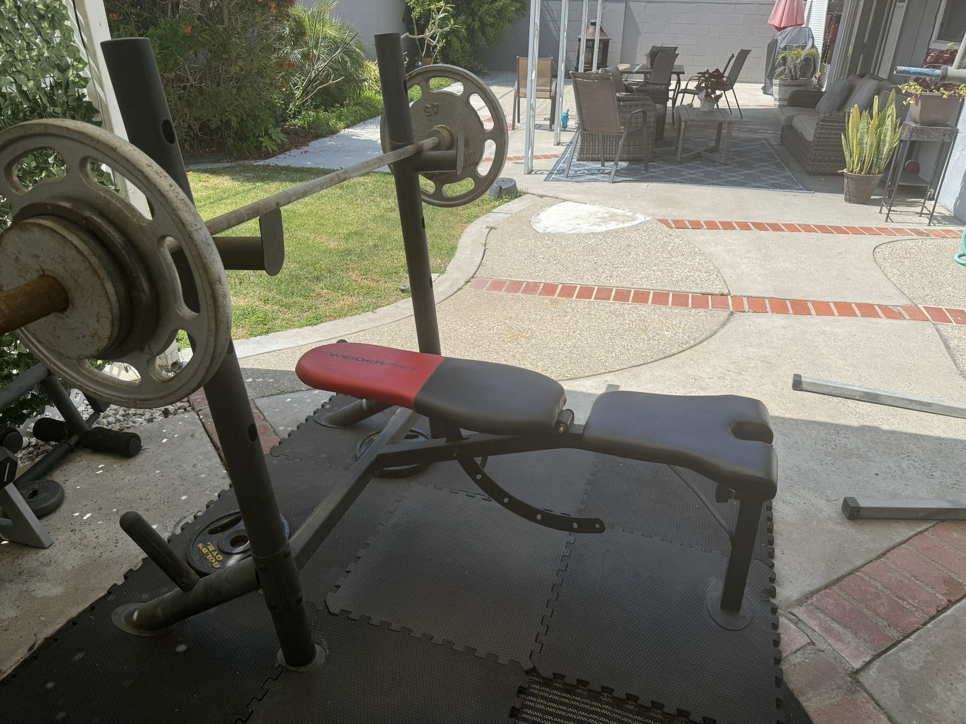 Weider Pro Bench Press Weightlifting  Olympic 
